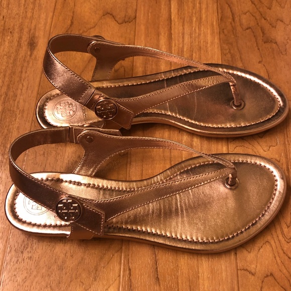 Minnie Travel Sandal Metallic Leather Rose Gold - Picture 3 of 6